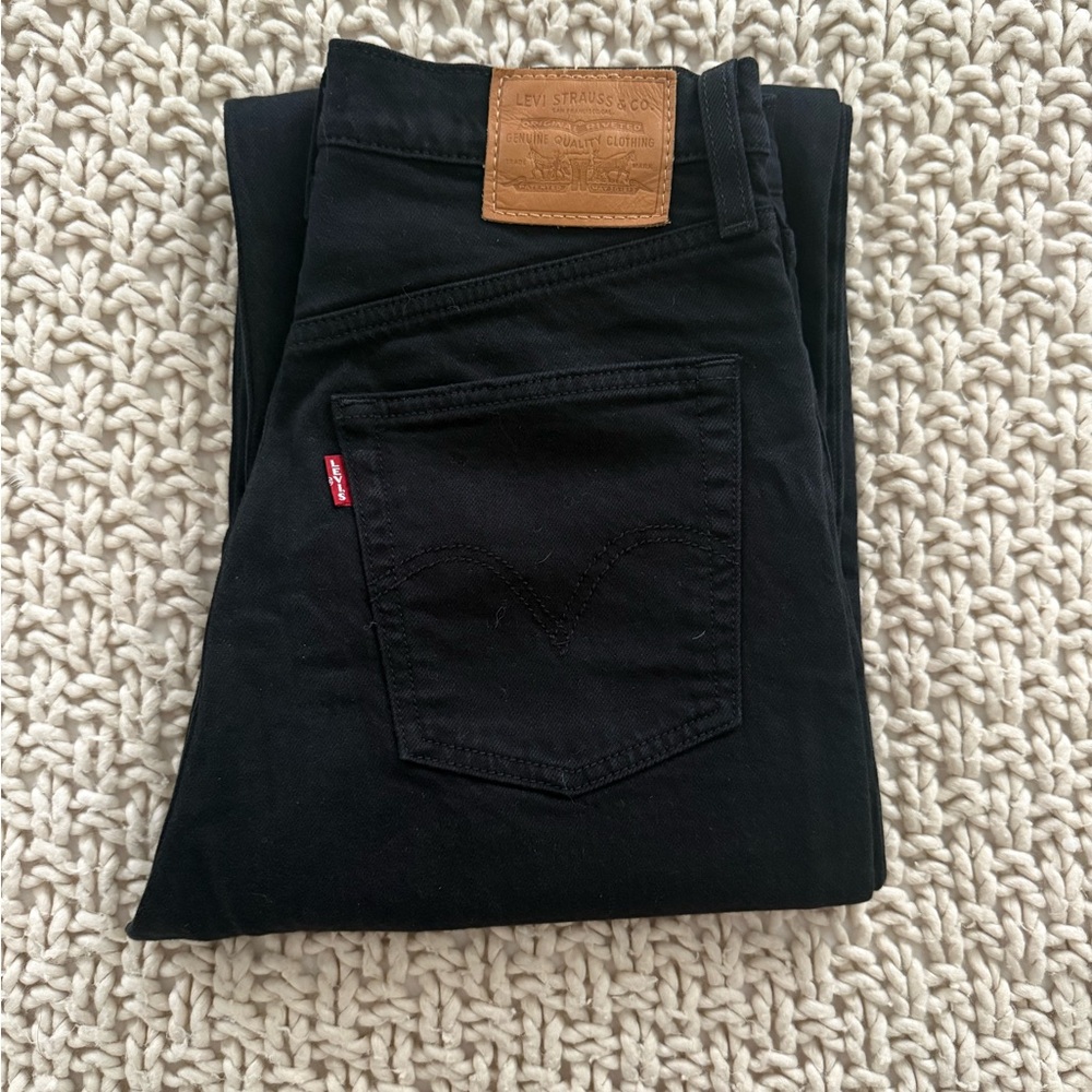 Levi's High Rise Straight Ankle Jeans